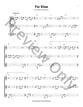 Fur Elise Guitar and Fretted sheet music cover